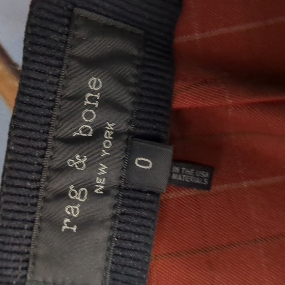 RAG & bone red black dress casual pants size 0 - Picture 4 of 7